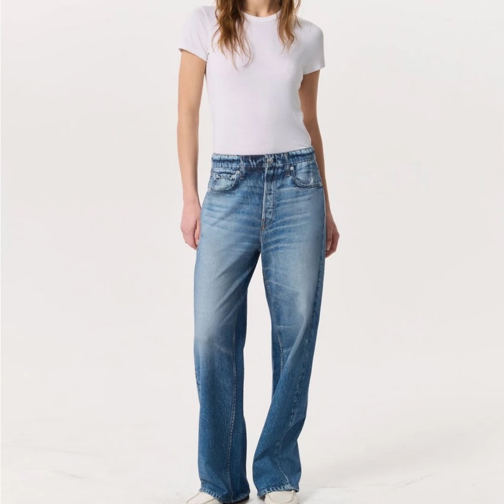 Rag & Bone Miramar Wide Leg Sweatpant Jeans